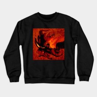 burning flame Crewneck Sweatshirt